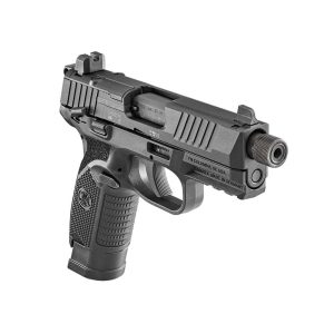 FN USA 502 Tactical Handgun .22 LR 10rd & 15rd Magazines (2) 4.6" Threaded Barrel Black