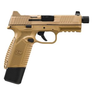 FN 545 Tactical Handgun 45 ACP 10rd Magazines (2) 4.71" Threaded Barrel FDE NMS Night Sights