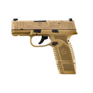 FN Reflex MRD Handgun 9mm Luger 11rd & 15rd Magazines (2) 3.3" Barrel FDE NMS