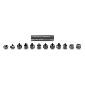 FN Catch 22 Ti Suppressor .22 LR/17 HMR 5.25" 1/2"x28 Thread Black