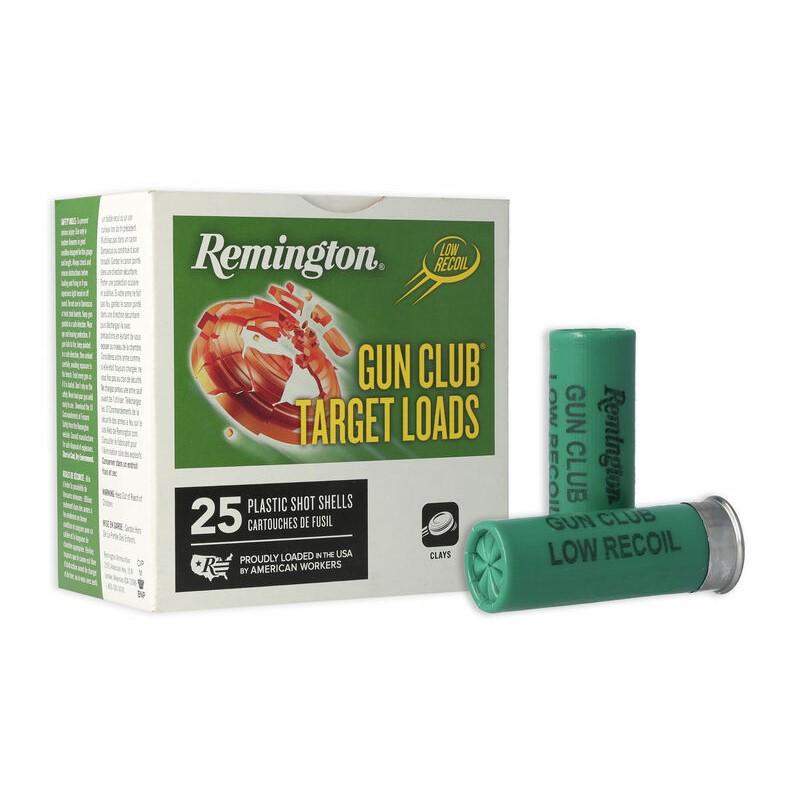 Remington Gun Club Target Shotshells 12ga 2-3/4" 1oz #8 1150 fps 25/ct