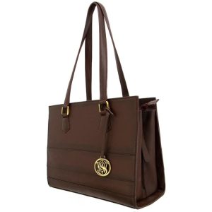 Smith & Wesson Structured Handbag Concealed Carry Purse Burgundy