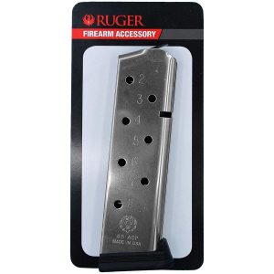 Ruger Handgun Magazine for SR1911 .45 ACP 8rds Stainless Steel