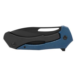 SOG Knives Bulwark FLK Folding Knife 3" Drop Point Blade Blue Presentation Box