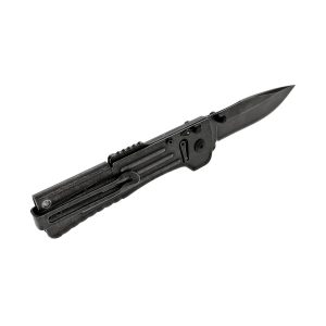 SOG Knives Slim Jim 2.0 Assisted Folding Knife 3-1/5 Clip Point Blade Black Clam Pack