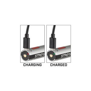 Streamlight MegaStream USB Flashlight 1800 Lumens Black with Rechargeable Battery and Holster