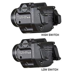 Streamlight TLR-8 Sub Compact Rail Mounted Tactical Light with Red Laser for Sig Sauer P365/XL