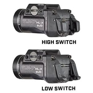 Streamlight TLR-7 HL-X Sub USB Weapon Light 1000 Lumens for Springfield Hellcat Black