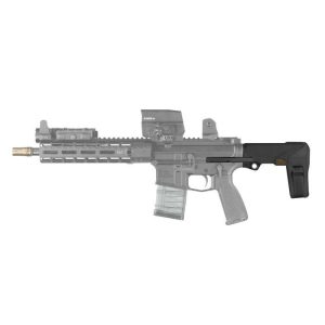 SB Tactical HBPDW Pistol Stabilizing Brace 556/300 BLK Black with Buffer and Spring