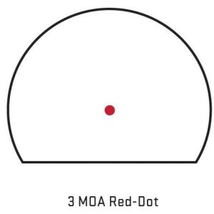 Sig Sauer ROMEO3 Mini Reflex Sight - 1x25mm 3 MOA Red Dot 1.0 MOA Adj M1913