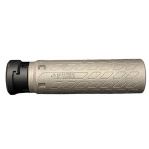 B&T SQD9 Print-X RBS Compact Quick Detach Suppressor 9mm Luger 1.73" Dia 8.11" Length 718 Inconel Grey