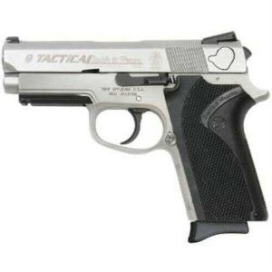 S&W M3953TSW Handgun 9mm Luger 8rd Magazine 3.5" Barrel DAO Stainless - USED