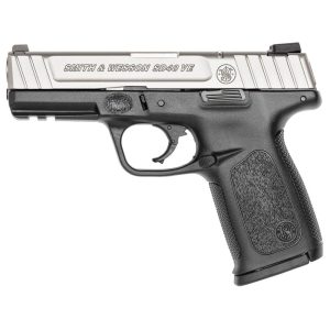 Smith & Wesson SD40 VE Handgun .40 S&W 10rd Magazine 4" Barrel Black with Silver Slide CA Compliant USED