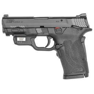S&W M&P 9 SHIELD EZ Manual Thumb Safety Handgun 9mm Luger 8rd Magazine 3.75" Barrel with Crimson Trace Red Laserguard