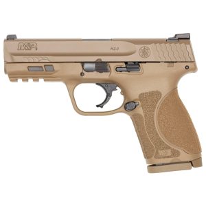 M&P9 M2.0 Compact Handgun 9mm Luger 15rd Magazine 4" Barrel FDE No Thumb Safety USED