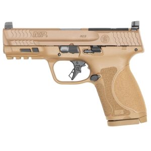 Smith & Wesson M&P 9 M2.0 Optic Ready Compact Handgun 9mm Luger 15rd Magazine 4" Barrel FDE No Thumb Safety - USED
