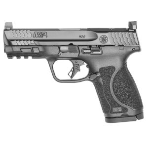 Smith & Wesson M&P9 M2.0 Compact Handgun 9mm Luger 15rd Magazines (2) 4" Barrel Black Optic Ready Night Sights
