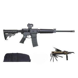Smith & Wesson M&P 15 Sport II Rifle 5.56mm 30rd Magazine 16" Barrel Bundle w/CT-Optic Rifle Case Real Avid Gun Tool Pro USED