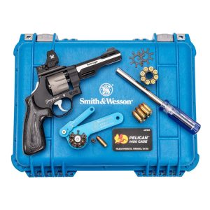 USED S&W PC Model 327 "Jerry Miculek World Record" Handgun 9mm Luger 8rd Capacity 5" Barrel w/Vortex Red Dot