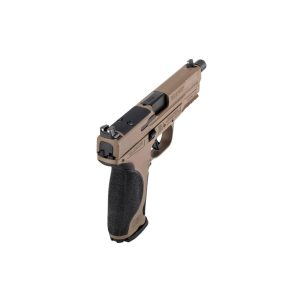 S&W M&P 9 M2.0 Metal OR Optic Ready Handgun 9mm Luger 17rd Magazines(2) 4.6" Threaded Barrel  No Thumb Safety FDE