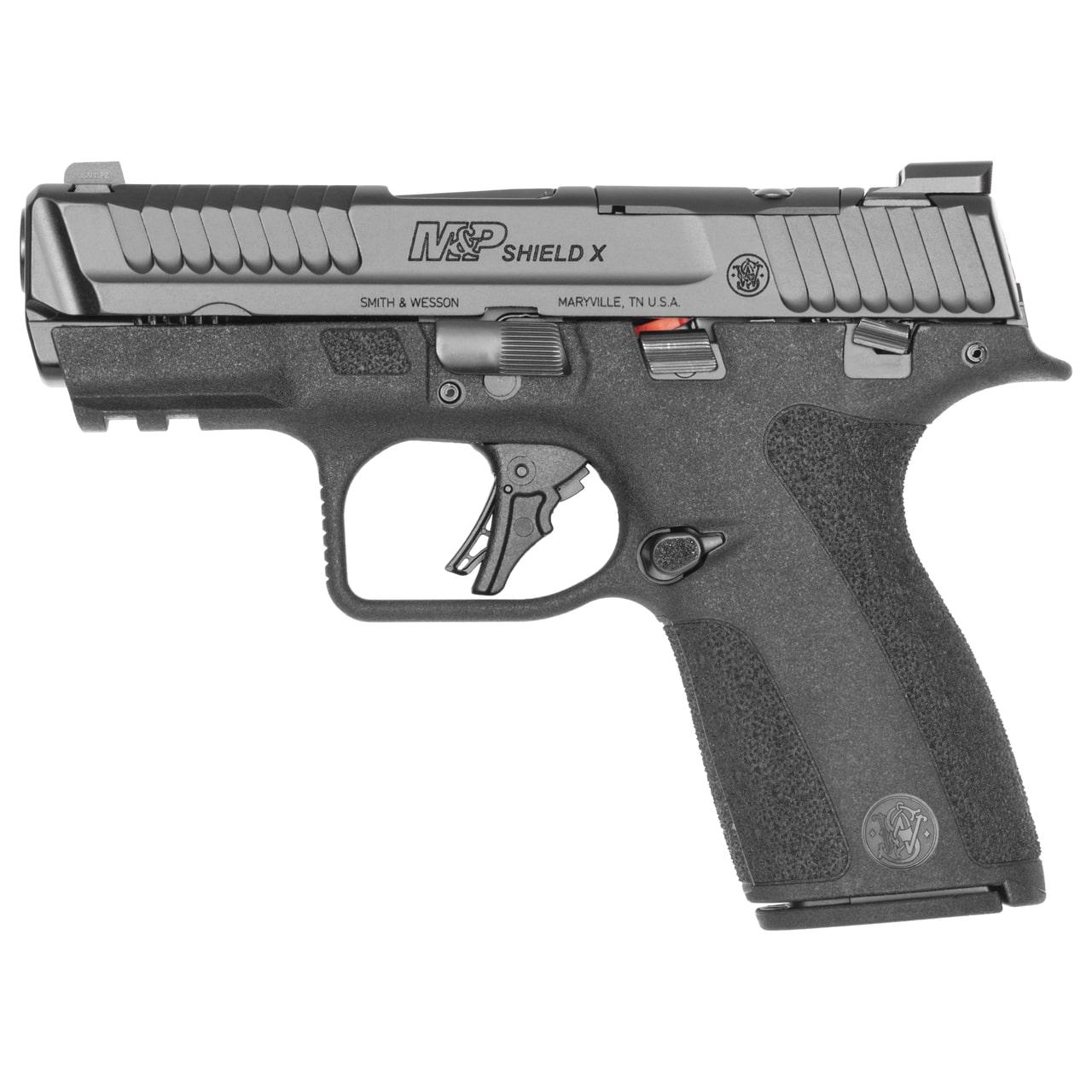 Smith & Wesson M&P9 Shield X Handgun 9mm Luger 10rd Magazines(2) 3.6" Barrel Optic Ready Thumb Safety