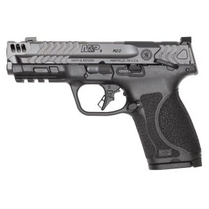 S&W PC M&P 9 M2.0 Compact Carry Comp OR Handgun 9mm Luger 10rd Magazines(2) 4.25" Barrel Thumb Safety Black/Gray