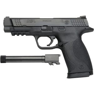 Smith & Wesson M&P9 Threaded Barrel Kit Full Size Handgun 9mm Luger 17rd Magazine 4.25" Barrel Black with 4.7" Threaded Barrel USED