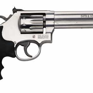 S&W M617 Handgun .22 LR 10rd Capacity 6" Barrel Stainless Satin Steel Finish - Demo