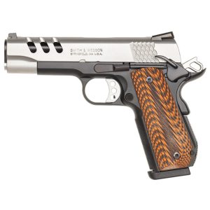 DEMO Smith & Wesson Performance Center 1911 Handgun .45 ACP 9rd Magazine 4.25" Barrel 2 Tone Brown Grips