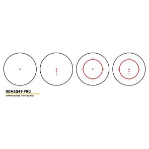 Sig Sauer ROMEO 4T-PRO Red Dot Sight Ballistic Circle Dot 0.5 Adj Illum Black