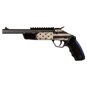 Rossi Brawler US Flag Handgun 45 Colt/410 ga 1rd Capacity 9" Barrel Black Finish