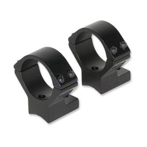Talley Lightweight Alloy Scope Mounts - Black Anodized - 30mm - Medium Thompson Center Venture Stevens 200 Stiller Predator Ruger American (SA) S
