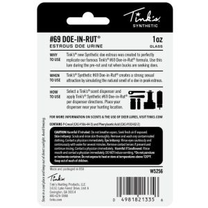 Tinks #69 Doe-In-Rut Synthetic 1oz Glass Bottle