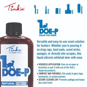 Tinks Doe-P Calming Liquid 1 oz Bottle & Mini Bomb