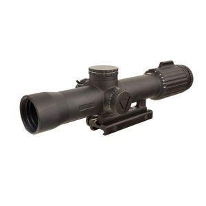 Trijicon VCOG 1-8x28 Riflescope FFP Red MOA Crosshair Dot Reticle Illuminated Black with Thumbscrew Mount