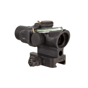 Trijicon 1.5x16S Compact ACOG Rifle Scope Green Ring & 2 MOA CDR Illuminated Black with Mount