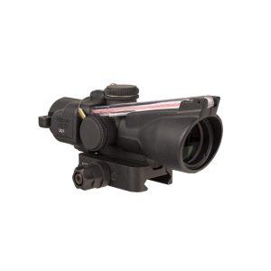 Trijicon Compact ACOG 3x24 Rifle Scope Low Height Red Crosshair .223/55gr. Illuminated Black