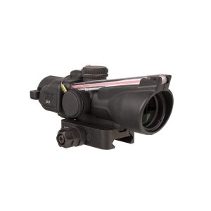 Trijicon Compact ACOG 3x24 Rifle Scope Low Height Red Crosshair 7.62x39/123gr. Illuminated Black