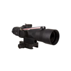 Trijicon Compact ACOG 3x30 Rifle Scope Red Chevron .223/62gr. w/ Mount Illuminated Black