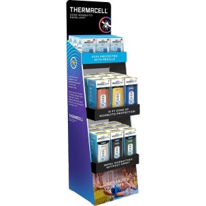 Thermacell Mixed Patio Shield Mosquito Repeller & Refill Floor Stand Display 6-Color
