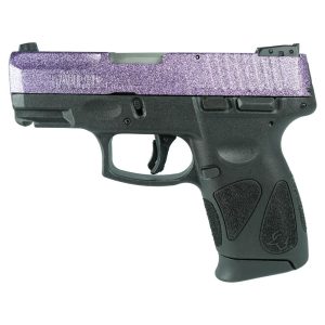 Taurus Exclusive G2C "Purple Sparkle" Handgun 9mm Luger 12rd Magazines(2) 3.2" Barrel Black Slide/Grip