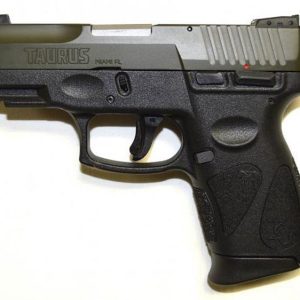 Taurus G2C Handgun 9mm Luger 12rd Magazine 3.2" Barrel MS Green Slide/Black Grip