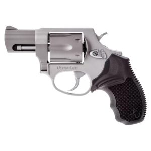 Taurus 856 Ultra Handgun .38 Spl(+P) 6rd Capacity 2" Barrel Black/Stainless Frame Viridian Red Laser Grip