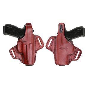 Tagua Gunleather Thumb Break Belt Holster for Taurus Judge 3.0" Brown Right Hand