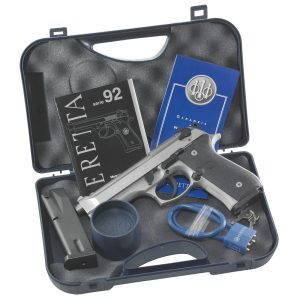 Beretta 92FS INOX Handgun 9mm Luger 15rd Magazines(3) 4.9" Barrel