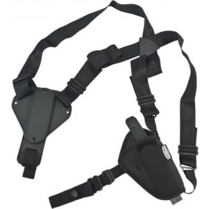 Uncle Mike's Plain Black Nylon Shoulder Holster 8700 AM#0