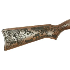 Ruger 10/22 Custom Engraved Whitetail Series Carbine Rifle .22 LR 10rd Magazine 18.5" Barrel Wood