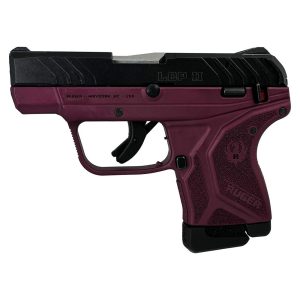 Ruger LCP II Handgun 22 LR 10rd Magazine 2.75" Barrel Black Slide with Black Cherry Frame