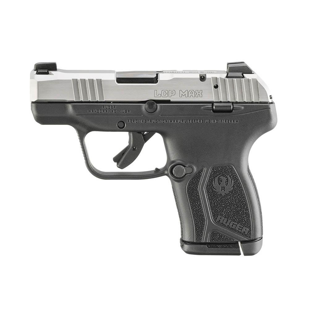 Ruger LCP Max CA Approved Handgun .380 Auto 10rd Magazine(1) 2.80" Barrel w/Stainless Steel Slide No Thumb Safety