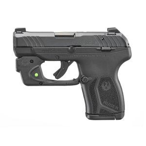 Ruger LCP Max Handgun .380 ACP 10rd Magazines(1) 2.8" Barrel Black Frame w/Viridian E Series Green Laser